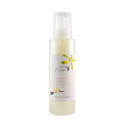 100% Pure Organic Blood Orange Body Wash on white background