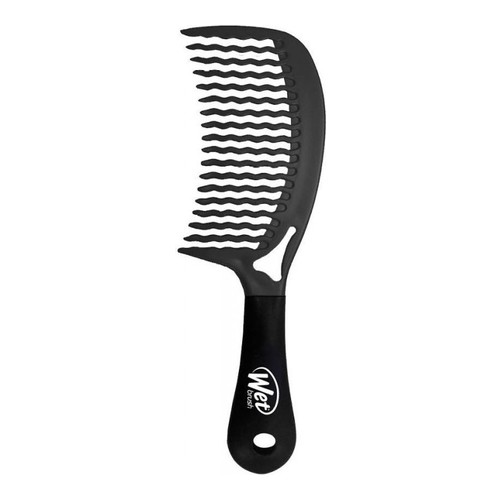 Wet Brush  Wet Comb - Blackout on white background