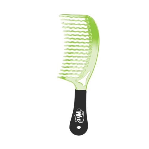 Wet Brush  Wet Comb - Blackout on white background