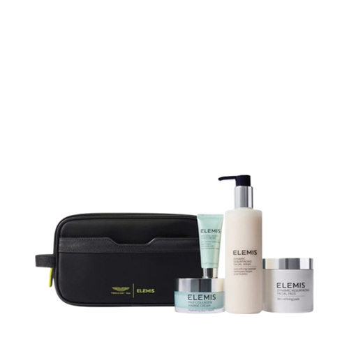 Elemis x Aston Martin Aramco Formula One Team Deluxe Skincare Collection, 1 set Elemis x Aston Martin Aramco Formula One Team Deluxe Skincare Collection on white background