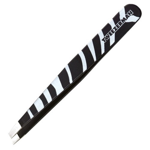 Tweezerman Slant Tweezers - Zebra Print, 1 piece